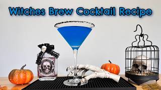 Easy Witches Brew Cocktail  3 Ingredient Halloween Drink Recipe [upl. by Annabel]