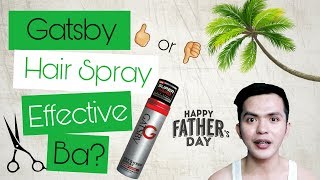 Gatsby Hair Spray Review  Nakaka tigyawat [upl. by Annohs351]