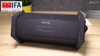 IFA 2014 Peaq Munet Multiroom Lautsprecher [upl. by Ennoira177]