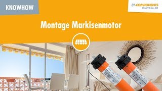 Einbau Markisenmotor 3TMOTORS [upl. by Kennan925]