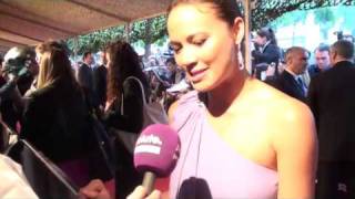 Moon Bloodgood at the Terminator Salvation Premiere [upl. by Adlesirhc]