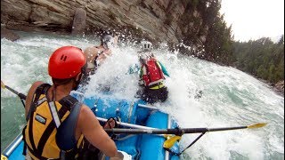 Whitewater Rafting the Fraser River MtRobson Provincial Park British Columbia Canada [upl. by Aiseneg726]