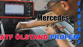 ATF Ölstand prüfen  Mercedes Benz  ATF level check [upl. by Winchester]