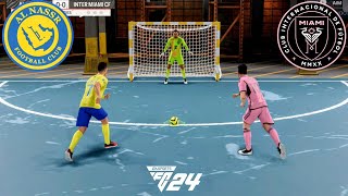 FIFA 24 VOLTA FOOTBALL  RONALDO VS MESSI  AL NASSR VS INTER MIAMI  PENALTY SHOOTOUT  PS5 [upl. by Idnahk]