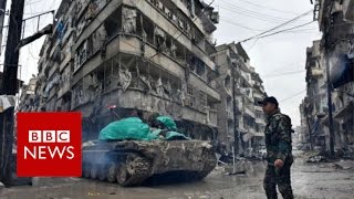 Aleppo Hopes of safe passage for civilians are shattered  BBC News [upl. by Kovacev]