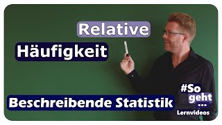 Absolute und relative Häufigkeit  Beschreibende Statistik  einfach und anschaulich erklärt [upl. by Anitsirk945]