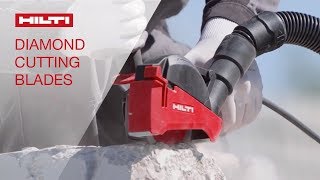 DIAMOND BLADES Hilti Equidist Diamond Inserts [upl. by Noemad]