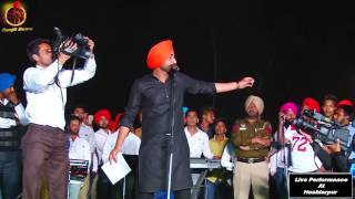 RANJIT BAWA  TAPPE  LIVE PERFORMANCE AT HOSHIARPUR 2015  OFFICIAL FULL VIDEO HD [upl. by Helga]