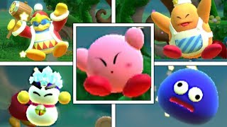 Kirby Star Allies All Kirbys Friends Deaths amp Game Over Screens [upl. by Espy781]