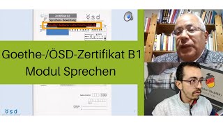 GoetheÖSDZertifikat B1  Modul Sprechen  شرح بالعربية [upl. by Zysk]