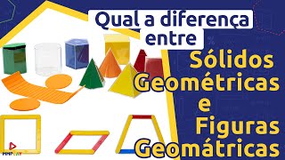 GEOMETRIA  Qual é a diferença entre os Sólidos Geométricos e as Figuras Geométricas 👉🏻 MMP [upl. by Aicnelav]