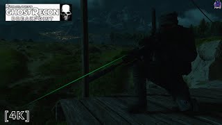 Ghost Recon Breakpoint  Night Stealth Clearing ASR 416 shorty 4K 60FPS [upl. by Natsirk930]