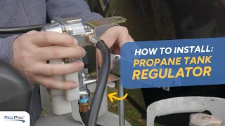 RecPro RV Propane Regulator Installation  Easy 5 Minute DIY [upl. by Cressi]