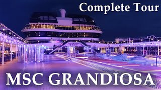 MSC GRANDIOSA  ship tour 2022 [upl. by Enois]