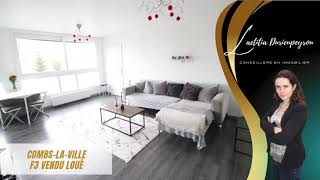 A vendre sur Combs la ville  appartement vendu loué [upl. by Heriberto]