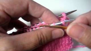 Grafting stockinette and garter stitch [upl. by Eselrahc]