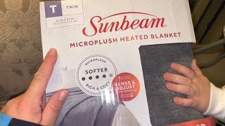 Sunbeam Microplush Heated Blanket [upl. by Aidaas379]