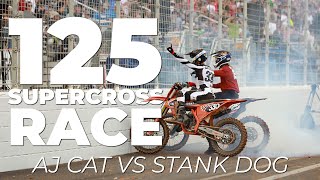 125 Supercross Battle VS Stank Dog at Atlanta Supercross 2022 [upl. by Naamana]