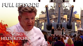 Hells Kitchen Season 15  Ep 16  Epic Finale Kitchen Showdown On USS Iowa  Full Episode [upl. by Asseralc]