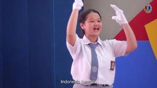 LAGU KEBANGSAAN INDONESIA RAYA 3 STANZA OLEH SEKOLAH DHARMA MAITREYA BENGKALIS [upl. by Rask]