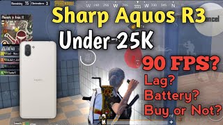 Sharp Aquos R3 Pubg Test 2024 Gaming Review  Best low price mobile for gaming Handcam review 🔥 [upl. by Derrej]