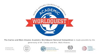 Carlos and Malú Alvarez Academic WorldQuest 2023 National Competition Livestream [upl. by Htebasil162]