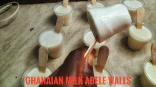 Abele wallsGhanaian milk ice cream with just 3 ingredients [upl. by Nagaem929]