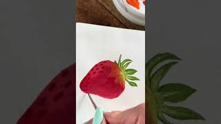 Watercolor painting tutorial for beginners shorts [upl. by Llehcam49]