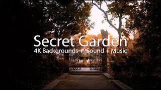 Secret Garden  A Cinematic Escape in 4K  A Visual Journey of Beauty and Tranquility [upl. by Odraude]