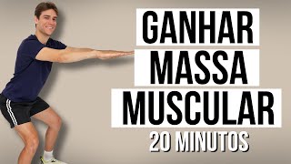 Ganhar massa muscular  20 minutos [upl. by Aisereht]