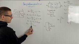 Impedanzmatrix Beispiel  Elektrotechnik [upl. by Yleak]