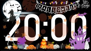 20 Minute Timer  HALLOWEEN Themed [upl. by Leonsis]