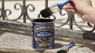 Painting Metal Nothing Beats Hammerite [upl. by Kiki]