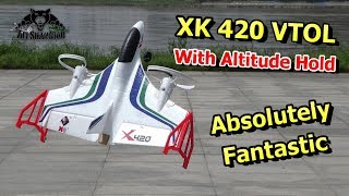 XK X420 6CH 3D 6G VTOL Vertical Takeoff and Landing EPP 3D Aerobatic RC Airplane [upl. by Nahc]