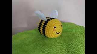 Amigurumi de abeja super fácil técnica de crochet paso a paso [upl. by Seuqram181]