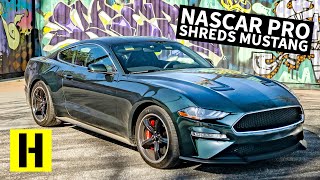 Brand New Ford Mustang Bullitt Gets Shredded by NASCAR Driver Cole Custer [upl. by Eneroc]