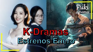 KDRAMAS ESTRENOS ENERO 2024 [upl. by Nirret]