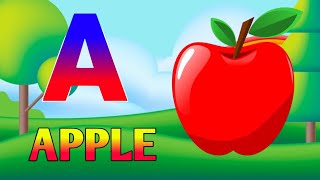 Phonics Song 2 with TWO Words in 3D  A For Apple  ABC Alphabet Songs 13 [upl. by Akinot]