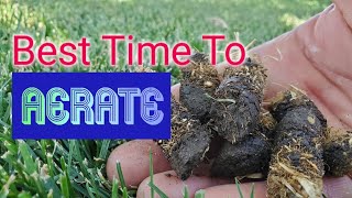 Whats The Best Month Time of Year To Aerate A Lawn [upl. by Ecirtnahc]