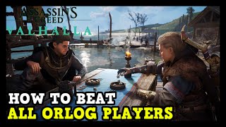 How to Beat all the Orlog Players Gameplay in Assassins Creed Valhalla Orlog Champion Trophy [upl. by Mathe75]