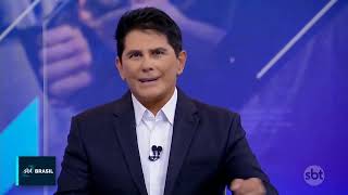 SBT BR e novo SBT Brasil com Cesar Filho com trilha antiga do Jornal Nacional e outros 12032024 [upl. by Bird]