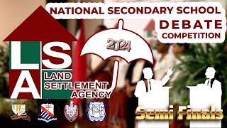 National Secondary School Debate Competition semifinals [upl. by Ferdy]