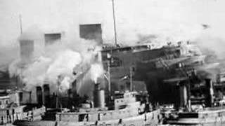 Burning of SS Normandie 1942 [upl. by Stormy]