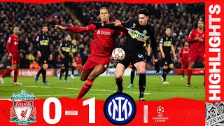 Highlights Liverpool 01 Inter Milan  Reds progress despite defeat at Anfield [upl. by Letnwahs169]