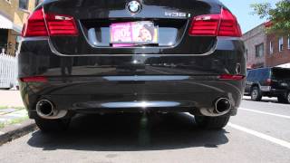 2012 BMW 535i with custom Magnaflow axleback exhaust [upl. by Harlamert]