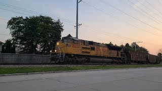 UP 8630 Pulling Second Cut of Empties from Edgewater 1032024 [upl. by Gaulin]