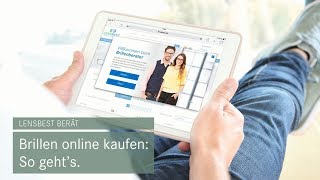 Lensbest berät Brillen online kaufen  so gehts [upl. by Anastase]