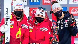 FIS Alpine Ski World Cup  Womens Downhill 2  Val di Fassa ITA  2021 [upl. by Corvese]