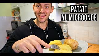 PATATE AL MICROONDE LESSE PRONTE IN POCHI MINUTI SENZA SPORCARE LA CUCINA [upl. by Hannah1]