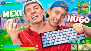 HUGO und MEXIFY an 1 SETUP in FORTNITE 😂💀 [upl. by Aelegna]